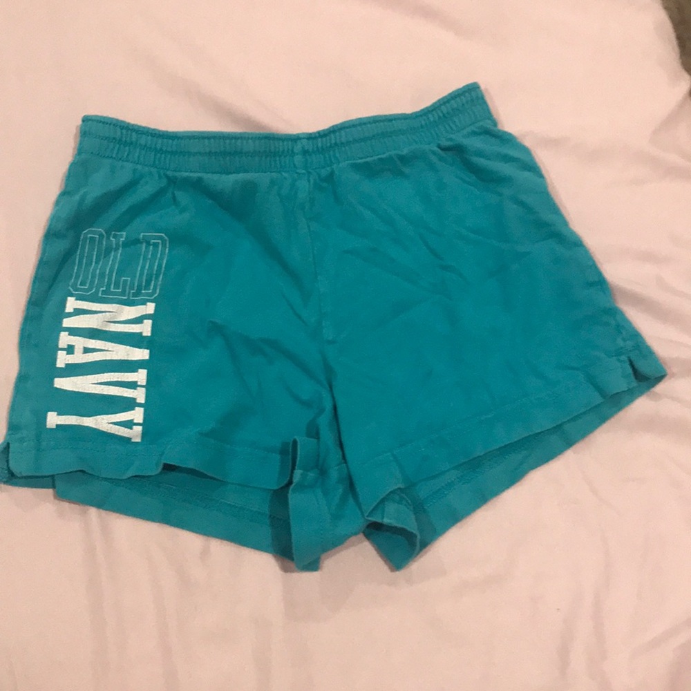 blue old navy pajama shorts